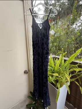 Navy Floral Slip Dress - Marian & Marai